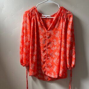 Orange Blouse